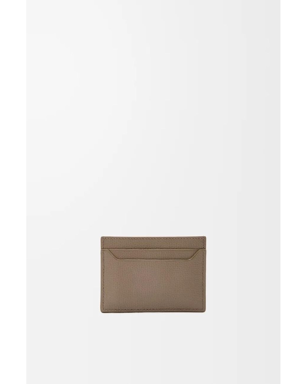Loewe Brown Anagram Plain Cardholder