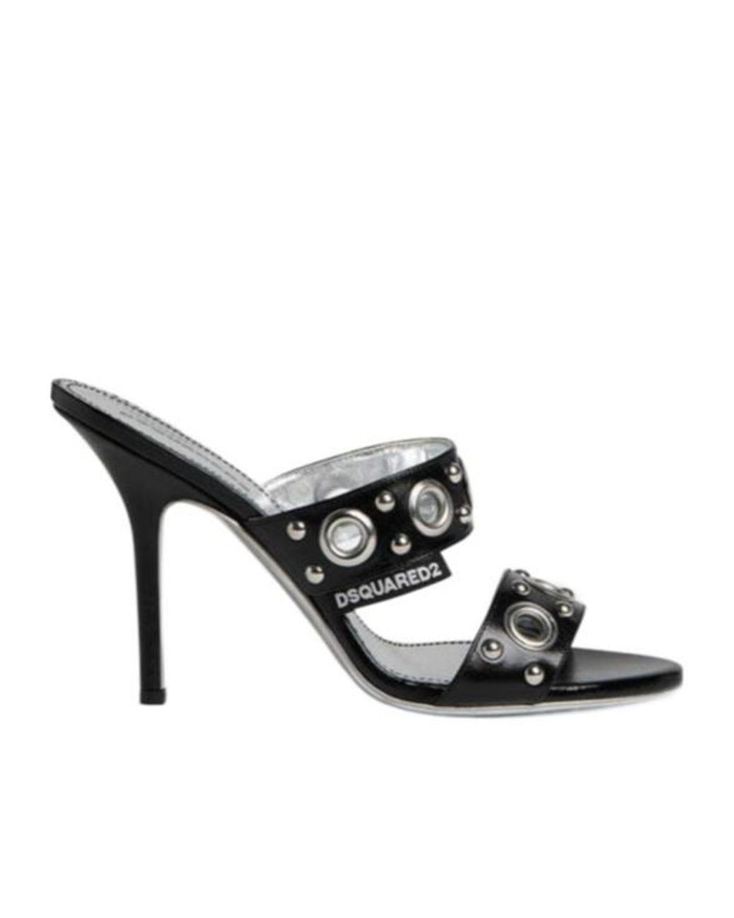 DSquared² Black Gothic Open Toe Sandals