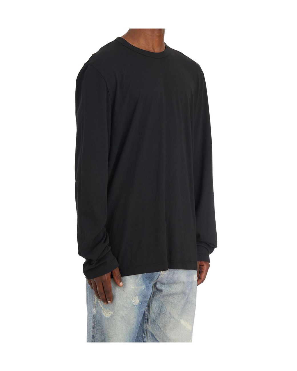 James Perse Black Logo T-Shirt for men