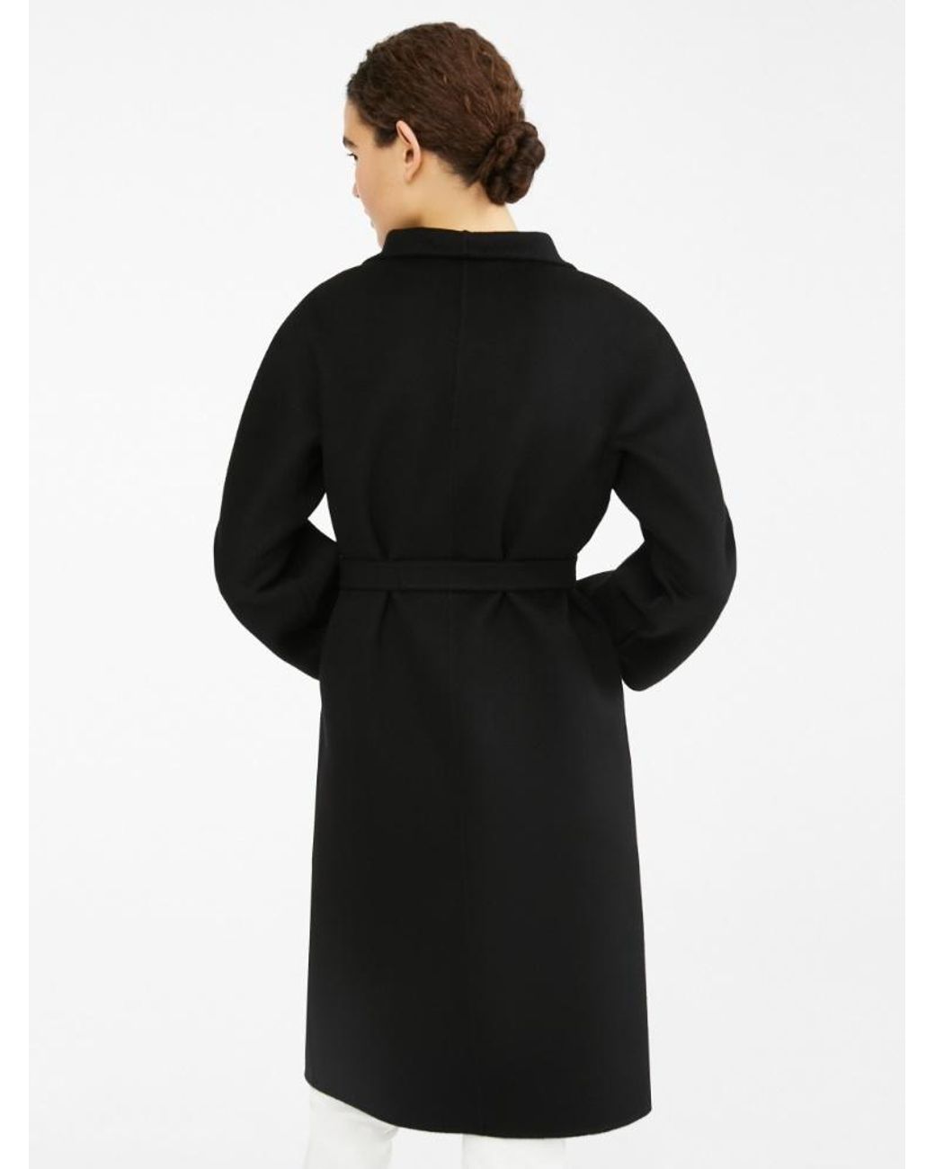 Max Mara Black Belted Coat