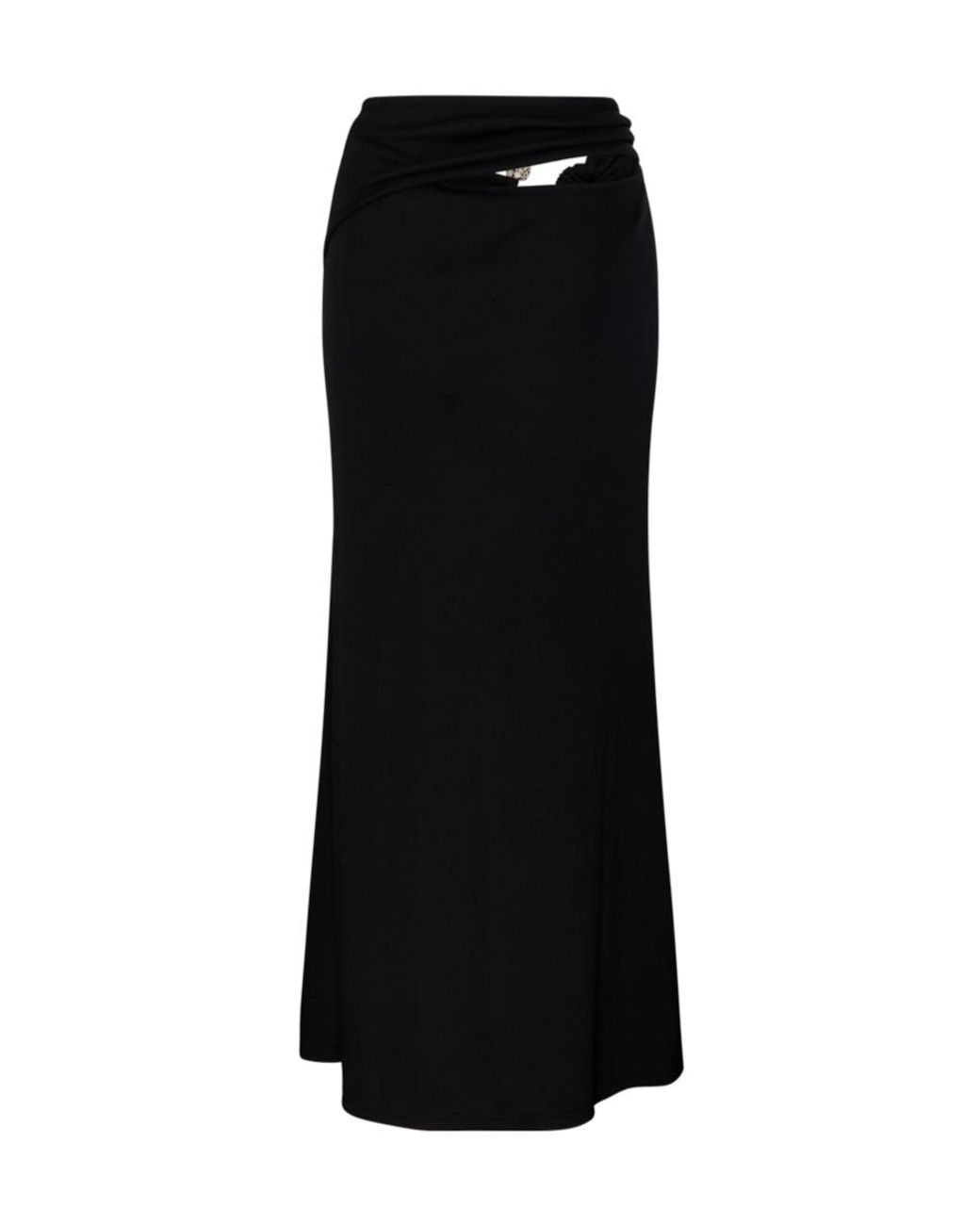 Christopher Esber Black Buckle Suspension Skirt