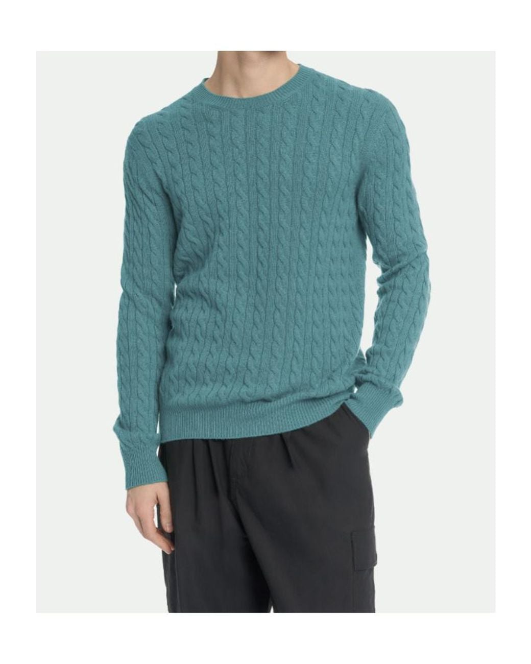 Malo Green Crew Neck for men