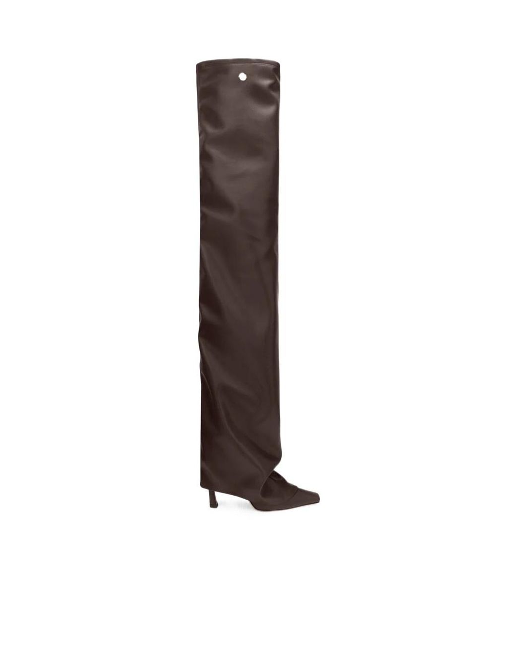 The Attico White 95Mm Over-The-Knee Boots