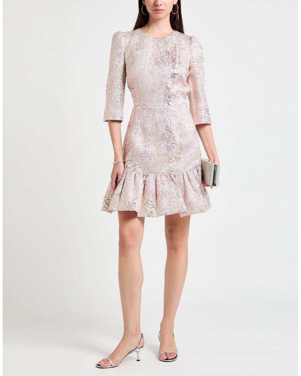 Dolce & Gabbana Pink Short Dress