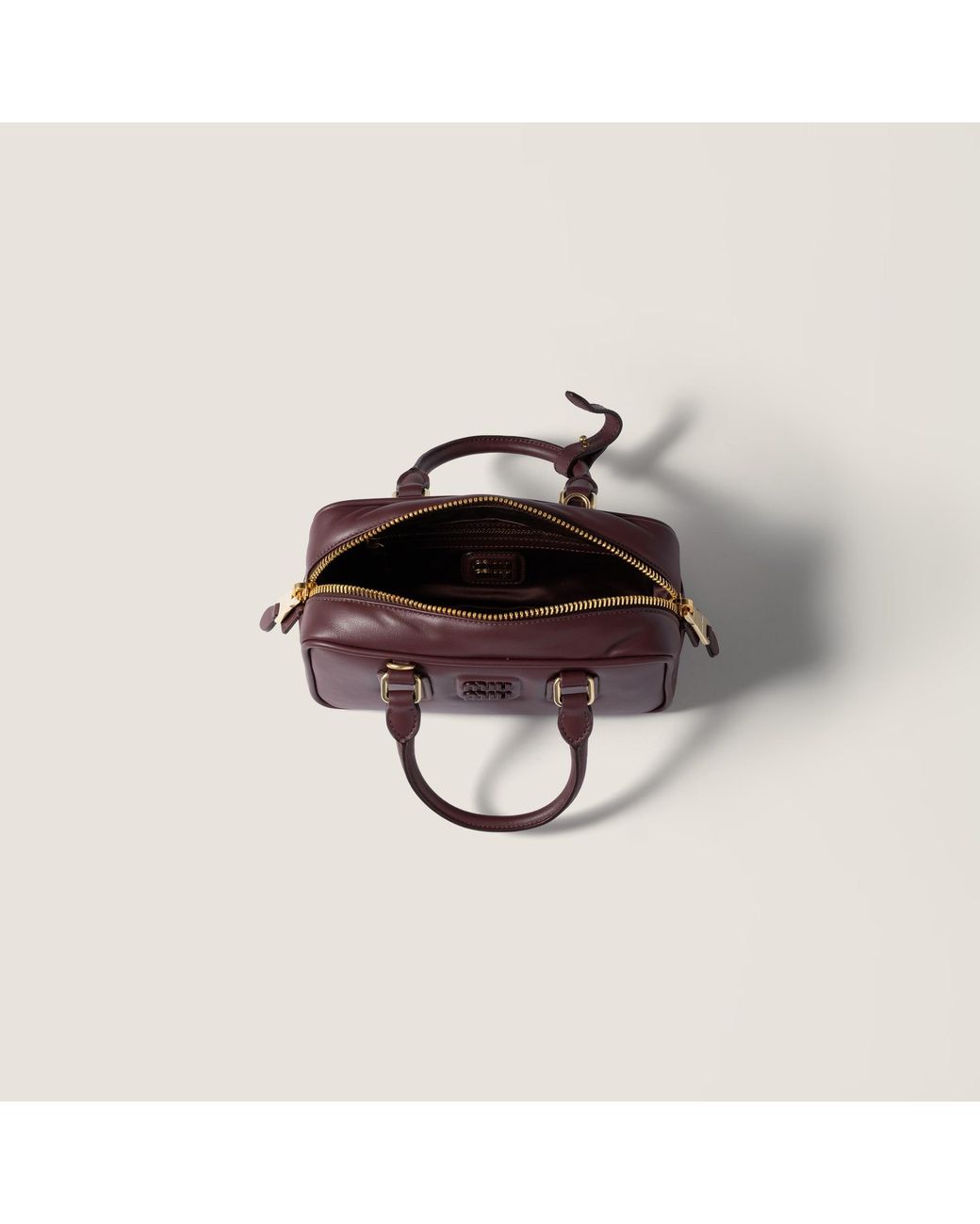 Miu Miu Purple Dual-Handle Shoulder Bag