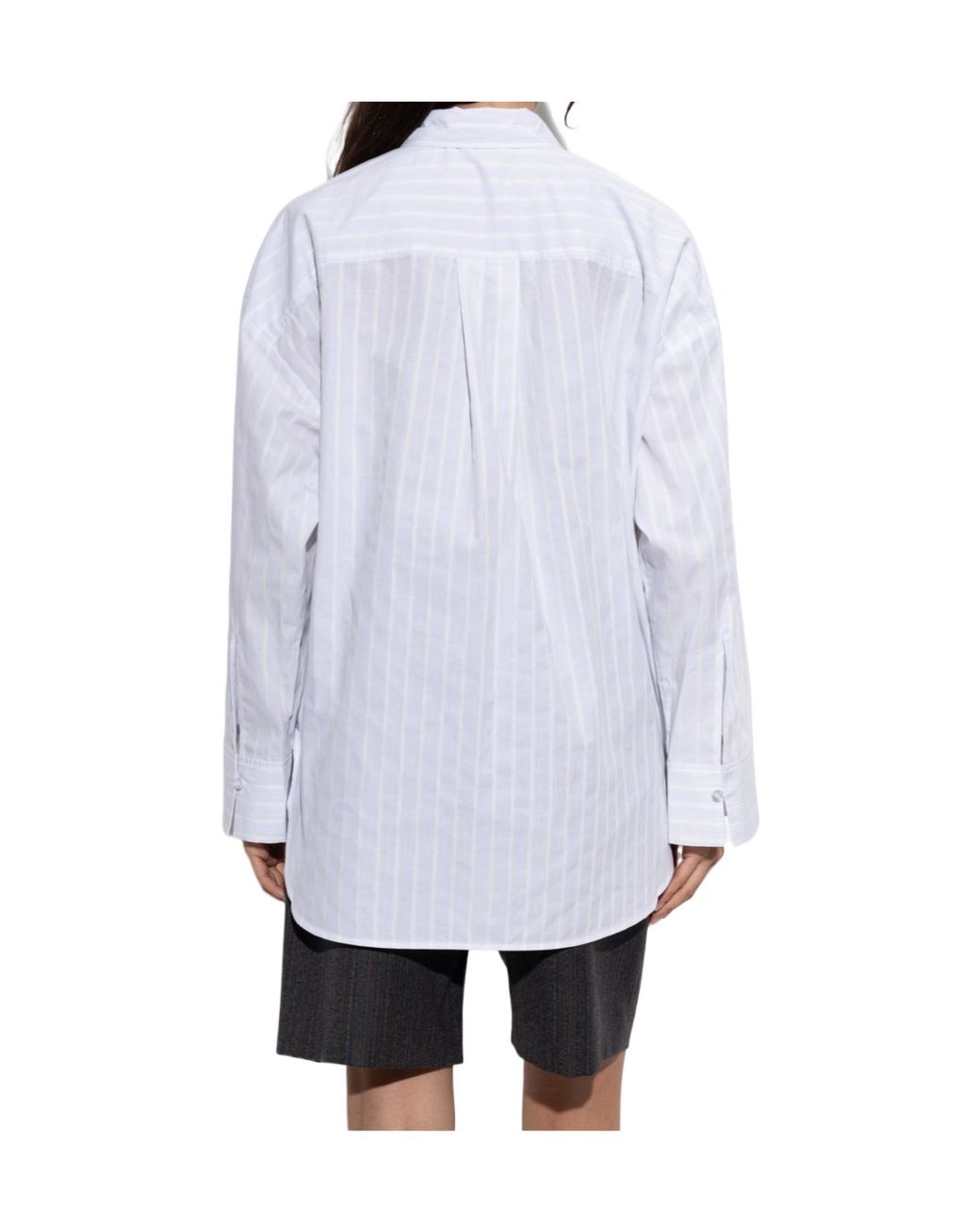 By Malene Birger White Derris Striped Shirt