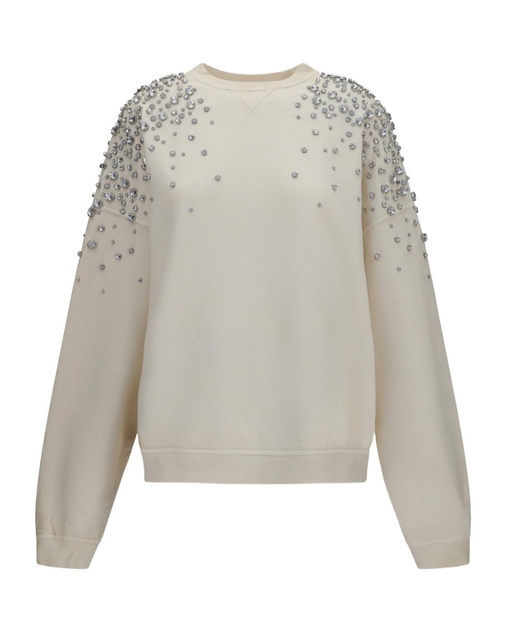 Golden Goose Deluxe Brand Gray Embellished Crewneck Sweatshirt for men