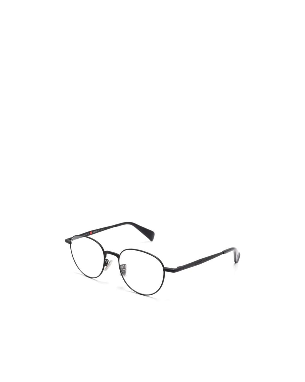KENZO White Full-Rim Clear-Lens Glasses for men