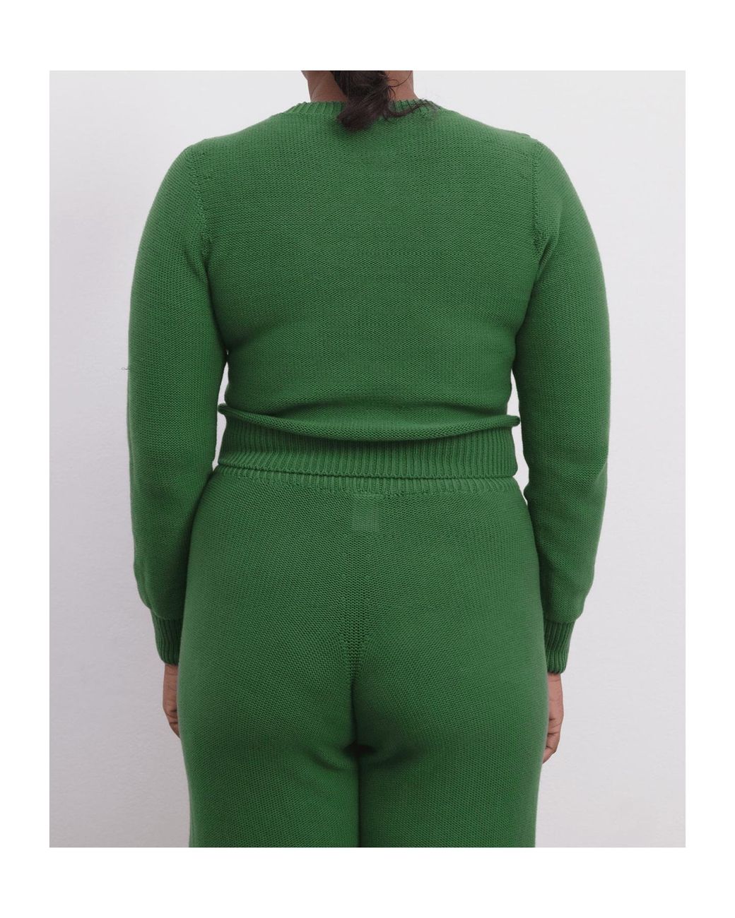 Baserange Green Long Sleeve Sweater