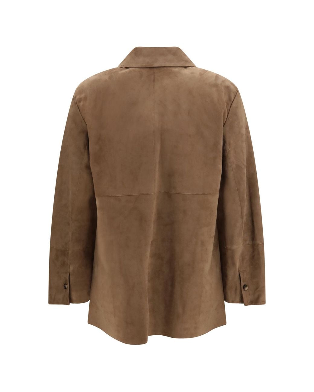 Max Mara Brown 'S Gocce Button-Up Shirt Jacket