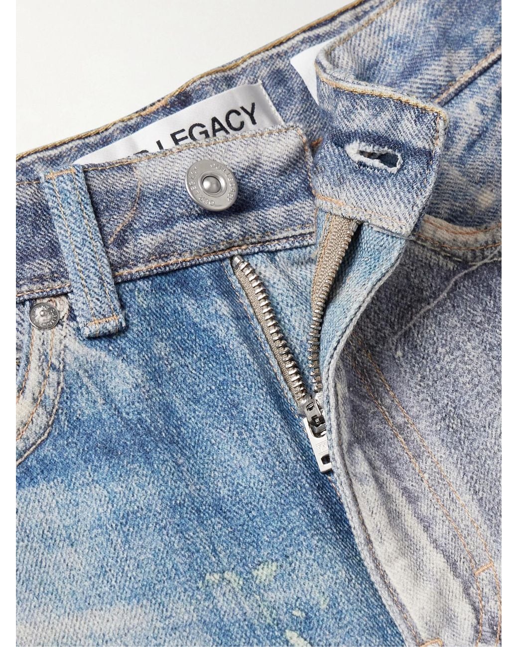 Our Legacy Blue Full Cut High-Rise Wide-Leg Jeans