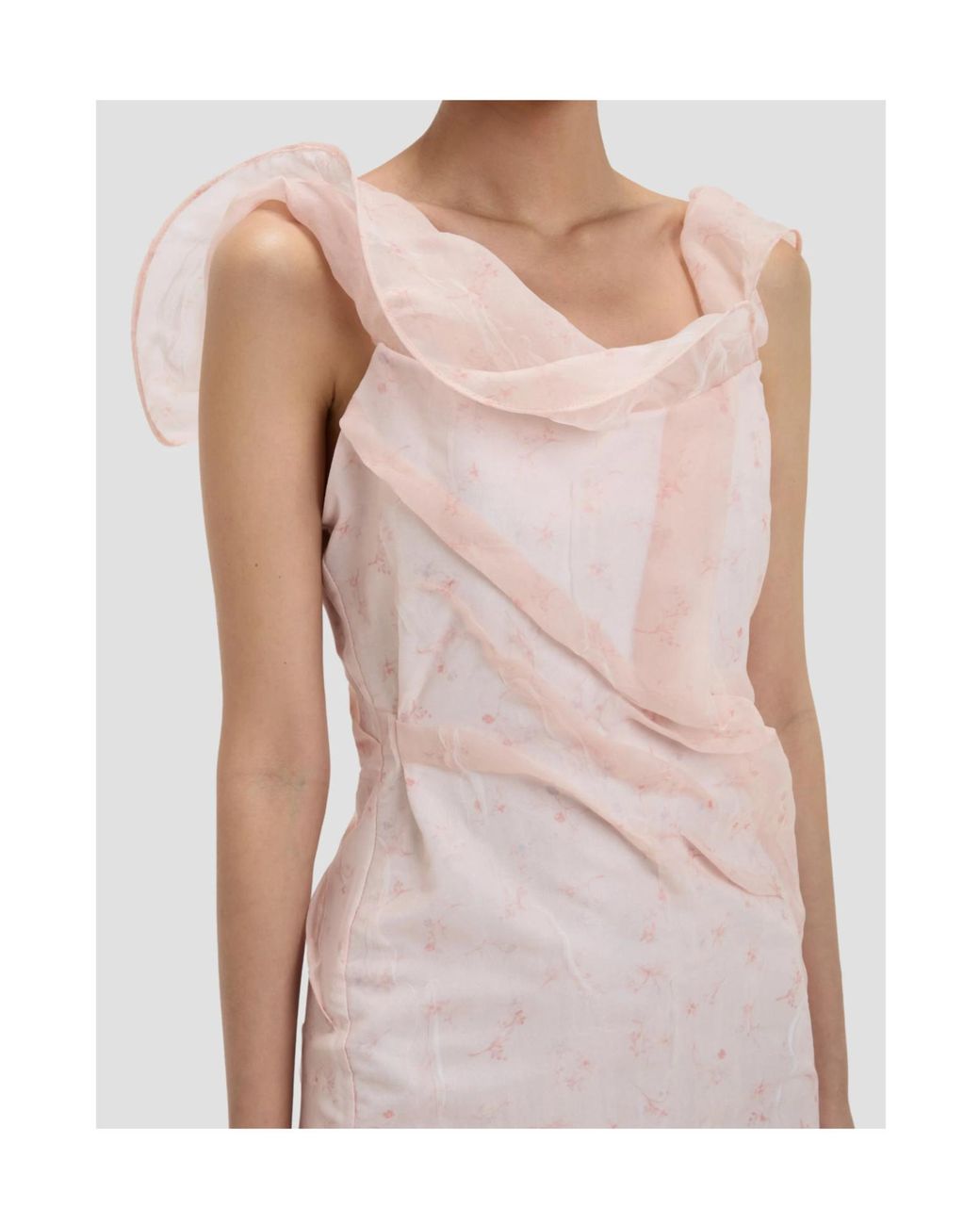 Victoria Beckham Pink Sleeveless Dress