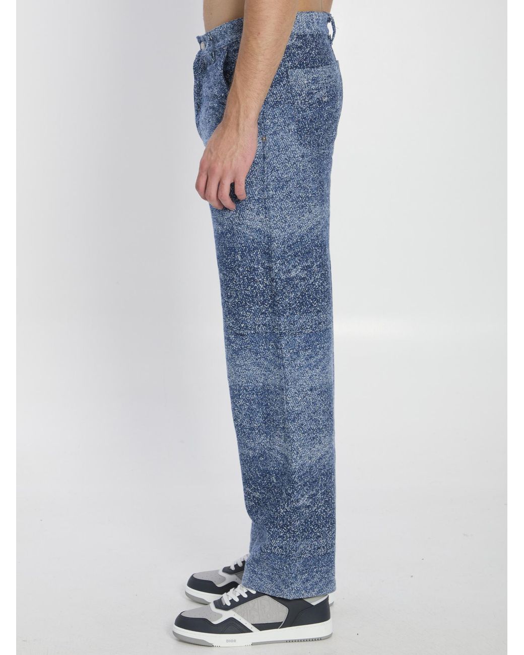 Dior Blue Homme Straight Leg Carpenter Jeans for men