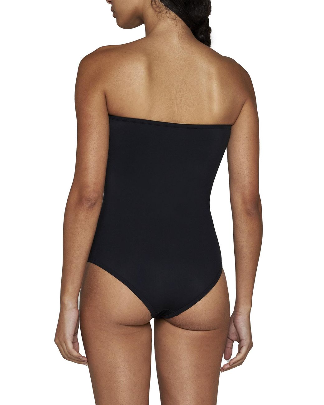 Bottega Veneta Black Knot Ring One-Piece Swimsuit