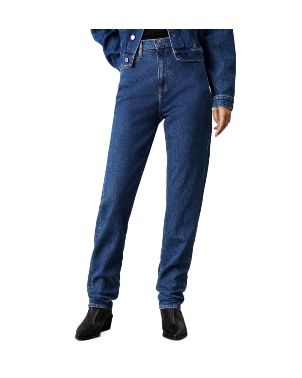 Calvin Klein Blue Belt Loop Jeans