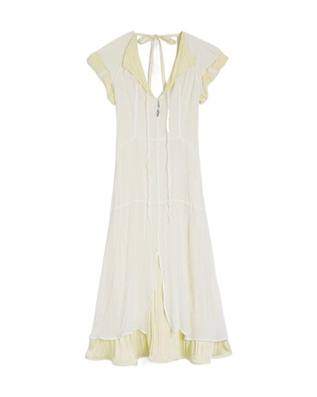 ワンピース Jil Sander Long Dress With Ruffles Jil Sander Women's Long Dress With Ruffles | ShopSimon