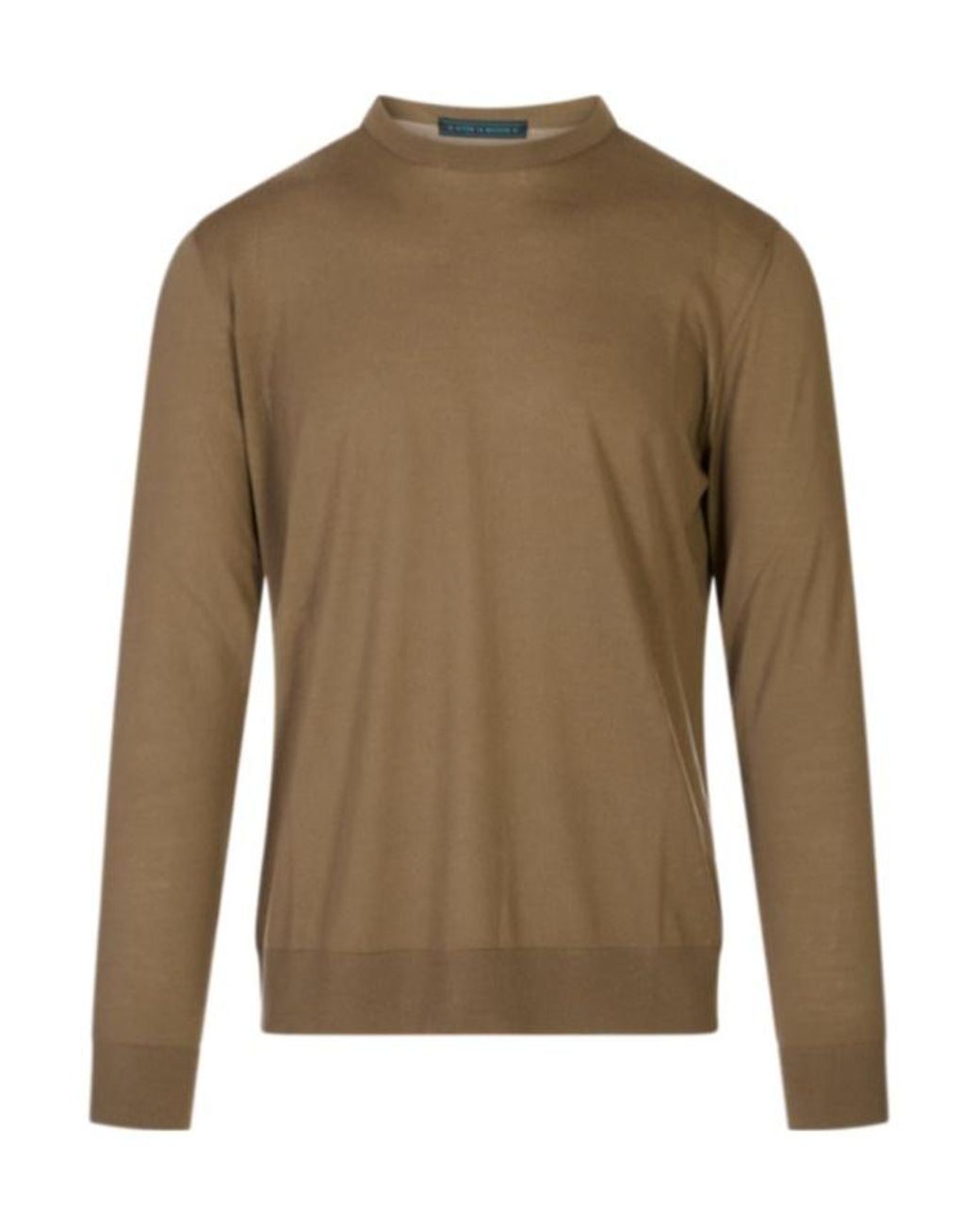 Kiton Green Crew Neck Pullover for men