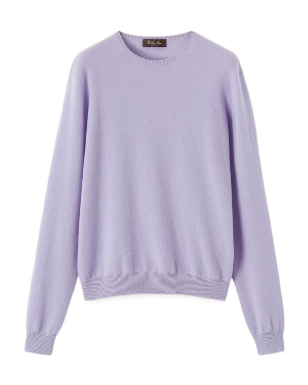 Loro Piana Purple Sergio Crewneck Jumper