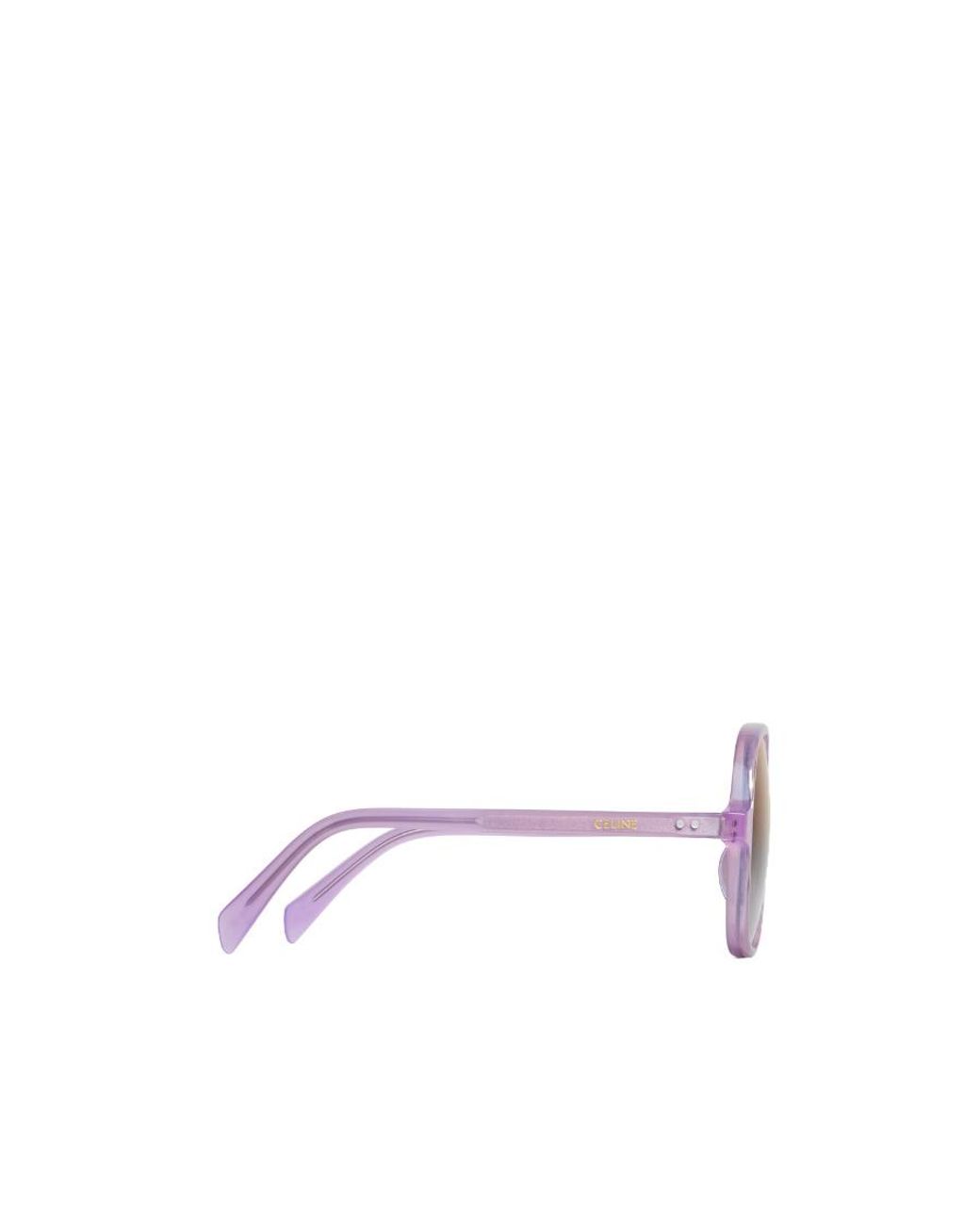 Céline White Oversized S244 Sunglasses