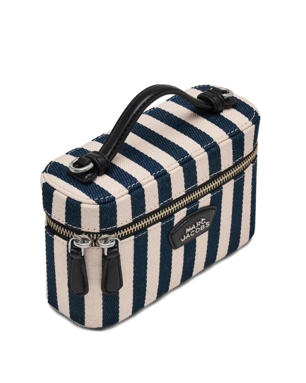 Marc Jacobs Blue The Stripe Everyday Vanity Bag