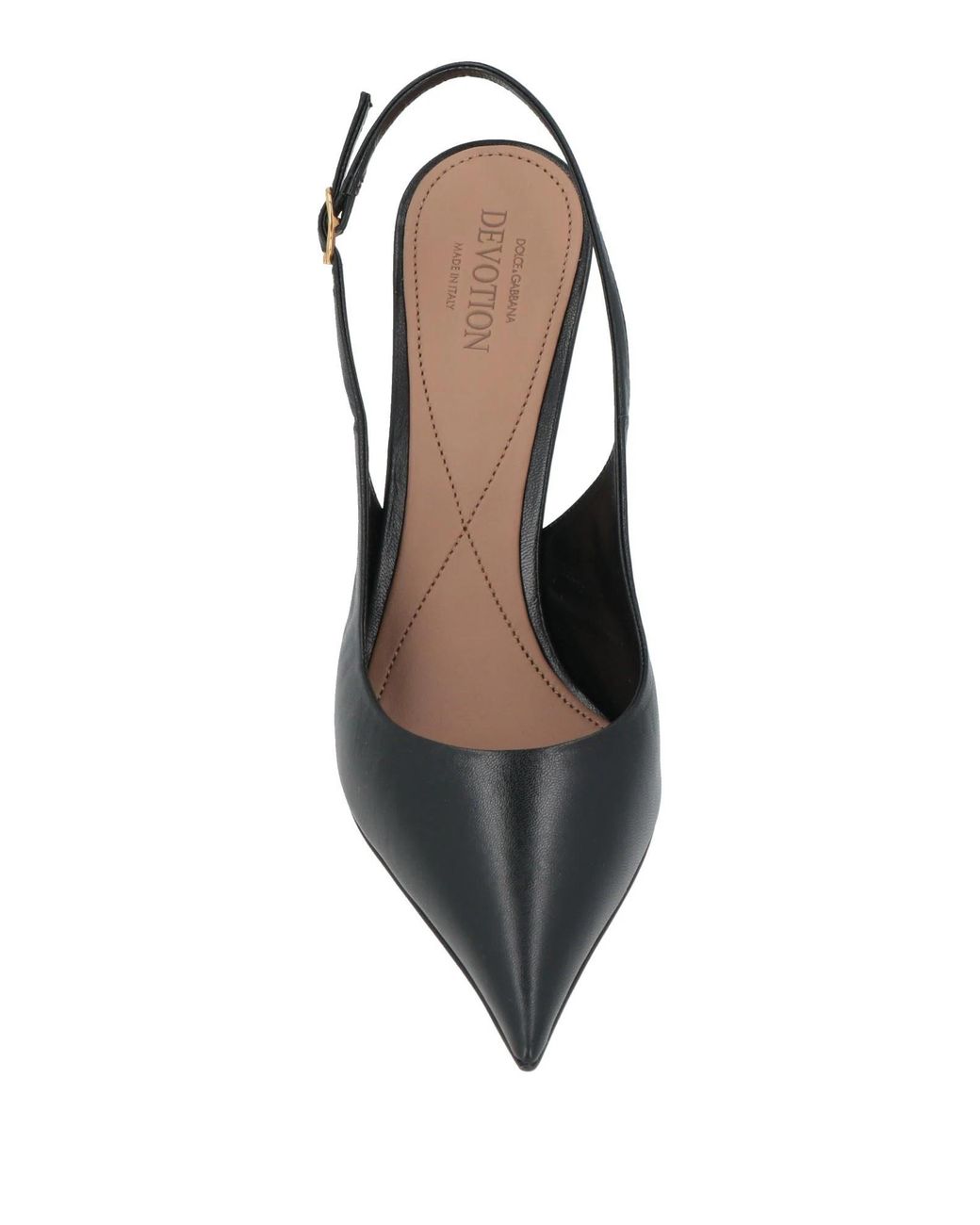 Dolce & Gabbana Metallic Slingback Pumps