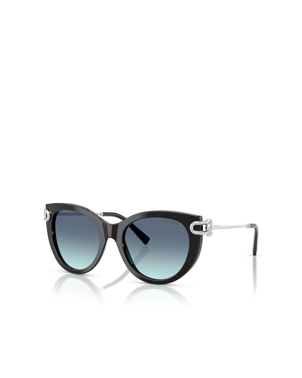 Tiffany & Co Blue Cat Eye Frame Sunglasses