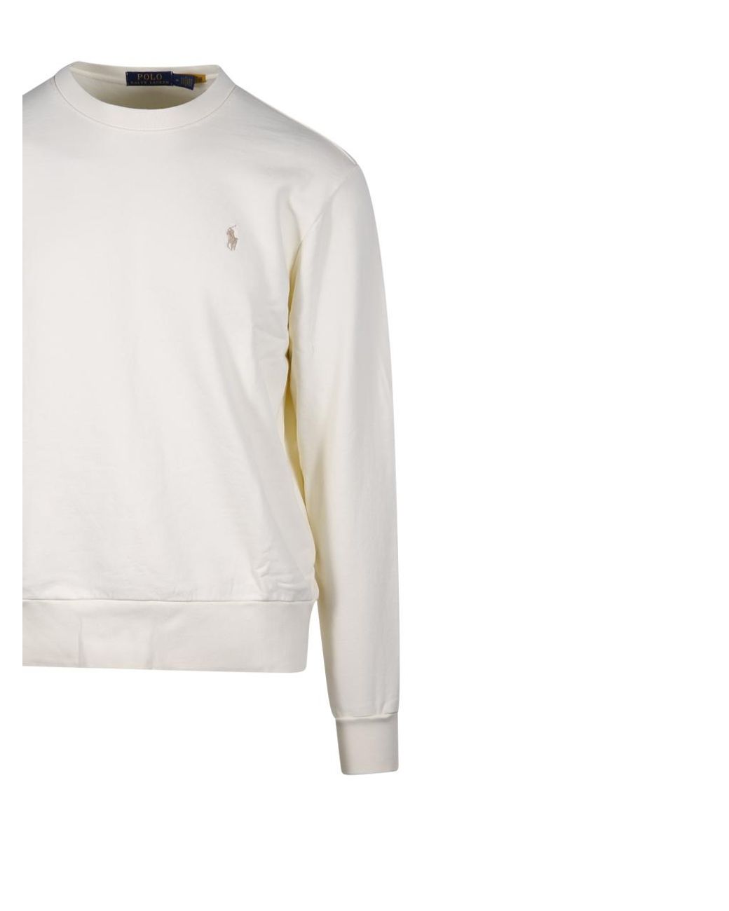 Polo Ralph Lauren Natural Loopback Fleece Sweatshirt for men