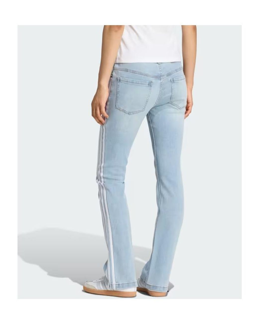Adidas Originals Blue Flared Jeans