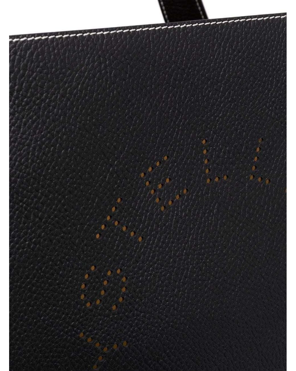 Stella McCartney Black Stella Logo Top Handle Bag