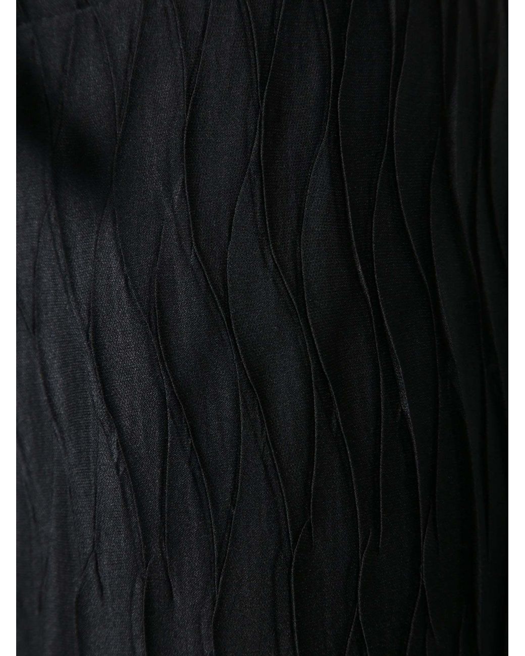 Herno Black Wrinkled Effect Drawstring Trousers