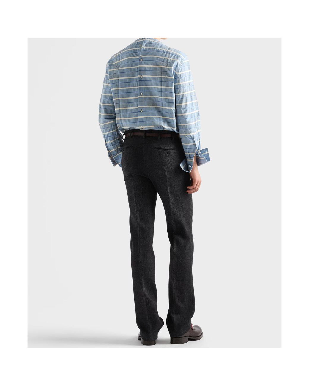 Prada Black Wool Pants for men