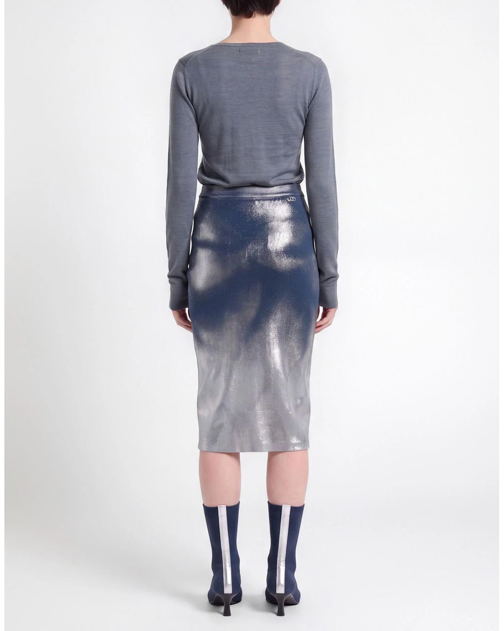 DIESEL Blue Midi Skirts