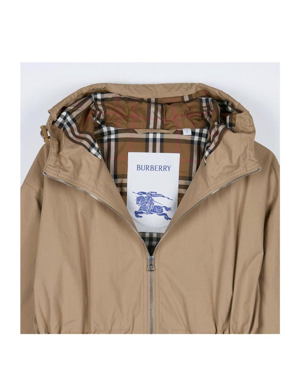 Burberry Natural Long-Sleeved Casual Jacket