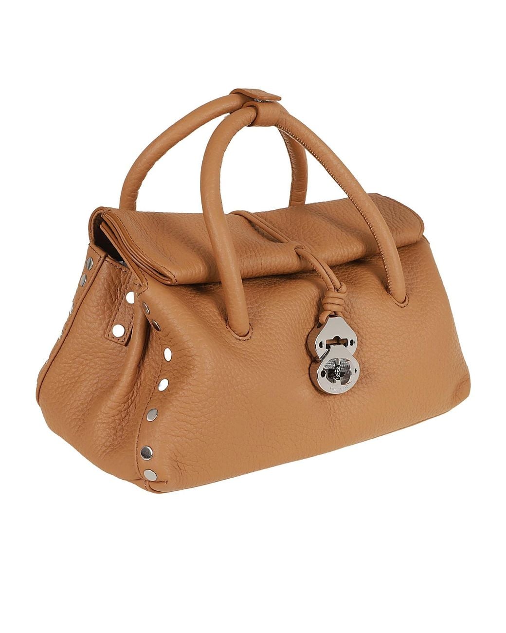 Zanellato Brown Dotta Centauro Small Shoulder Bag