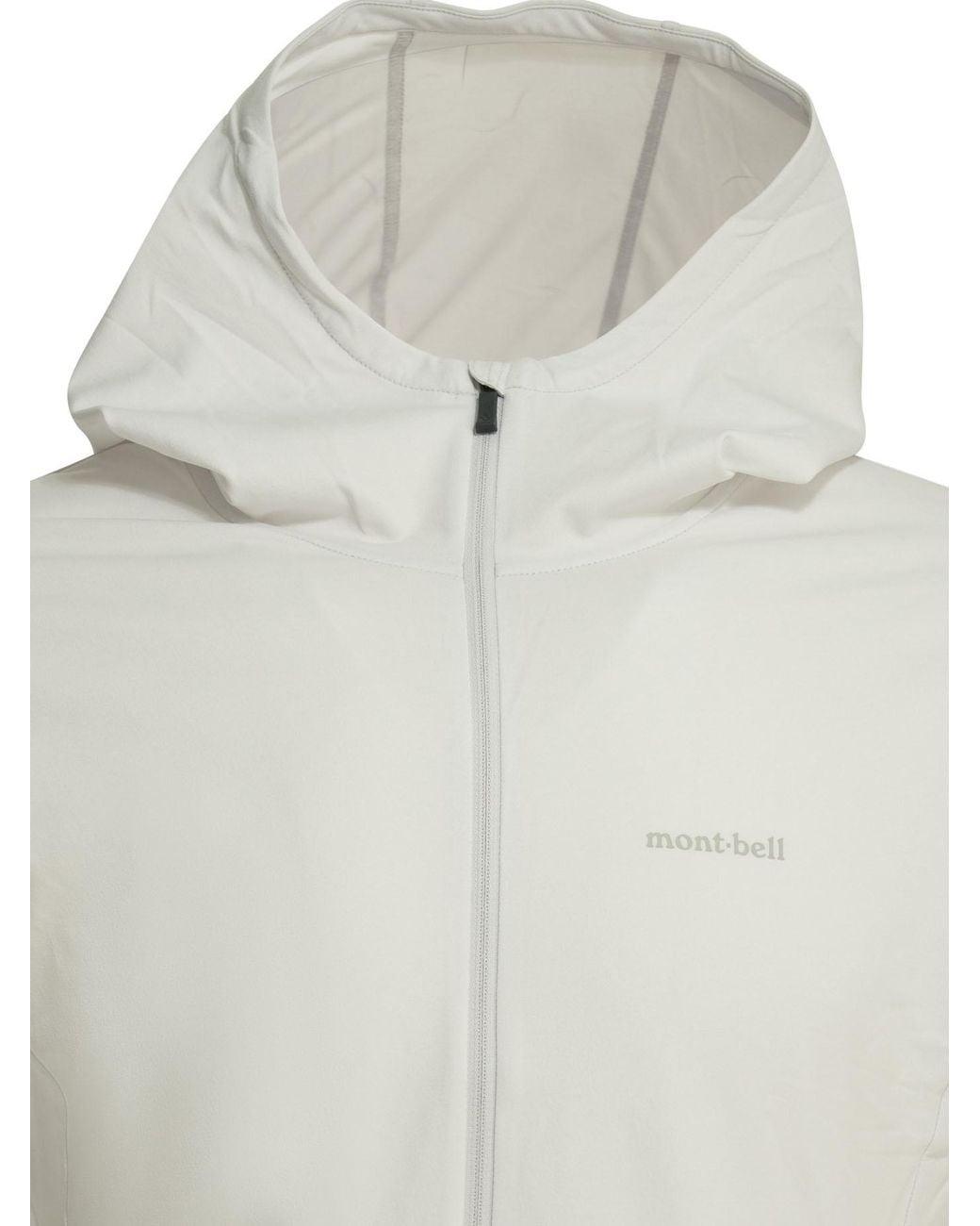 Montbell White Zip-Up Hoodie
