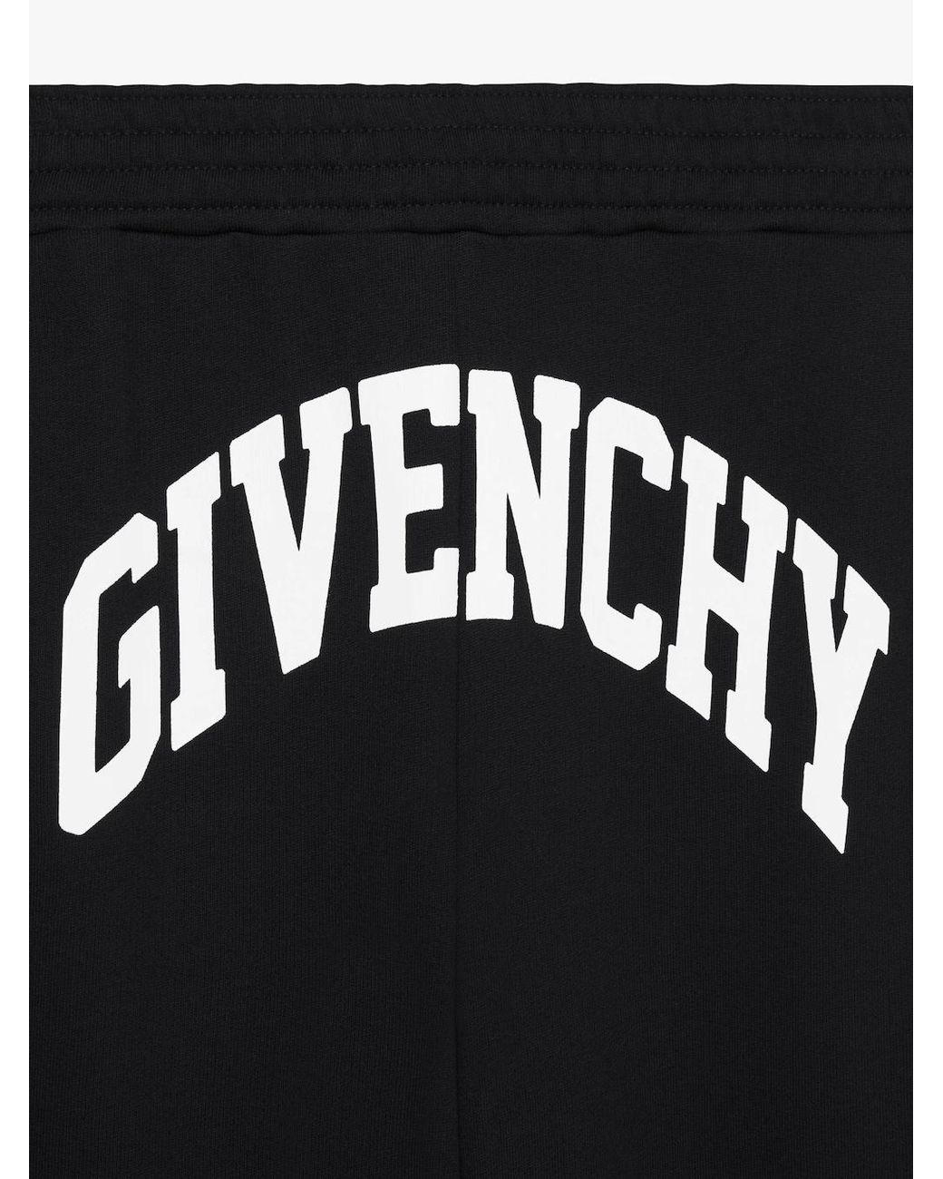 Givenchy Black Logo Printed Joggers for men