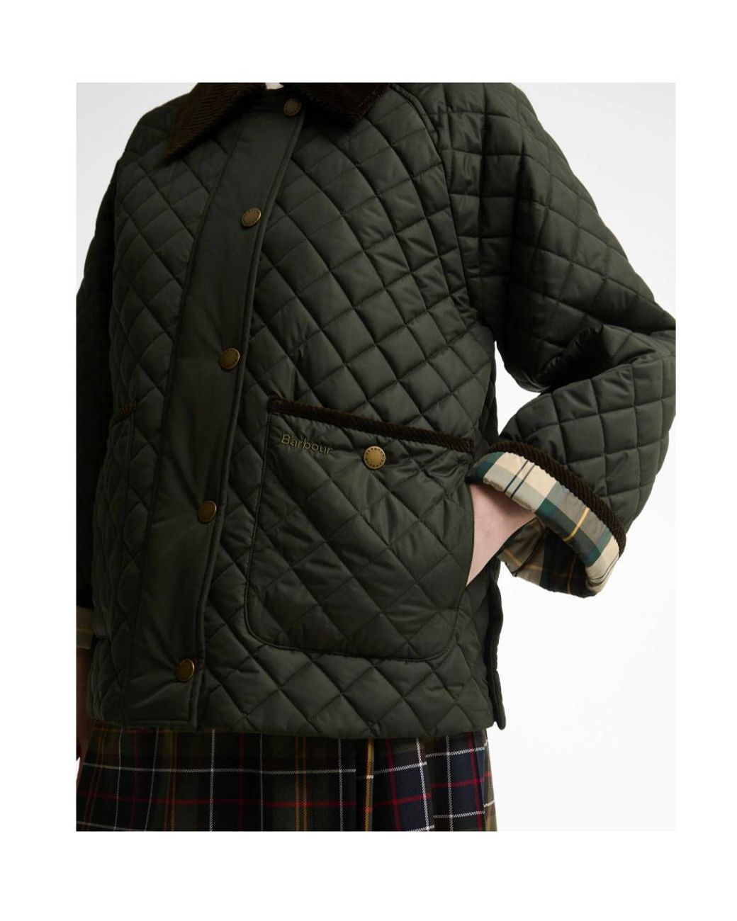 Barbour Black Ava Quilted Jacket Fw26 Quilt Outerwear
