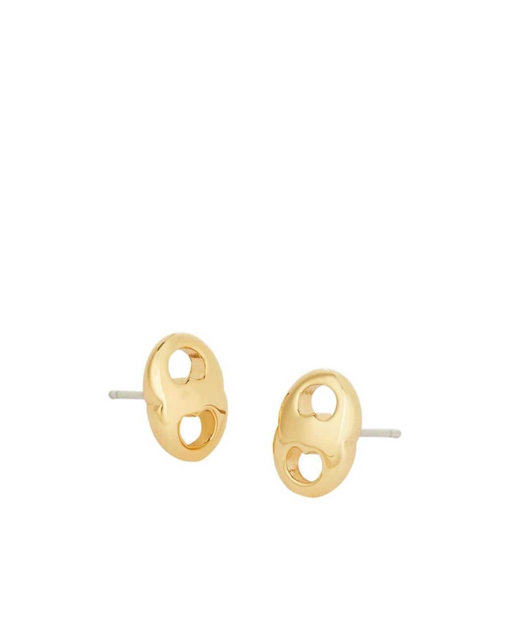 Tory Burch Natural Gemini Stud Earrings