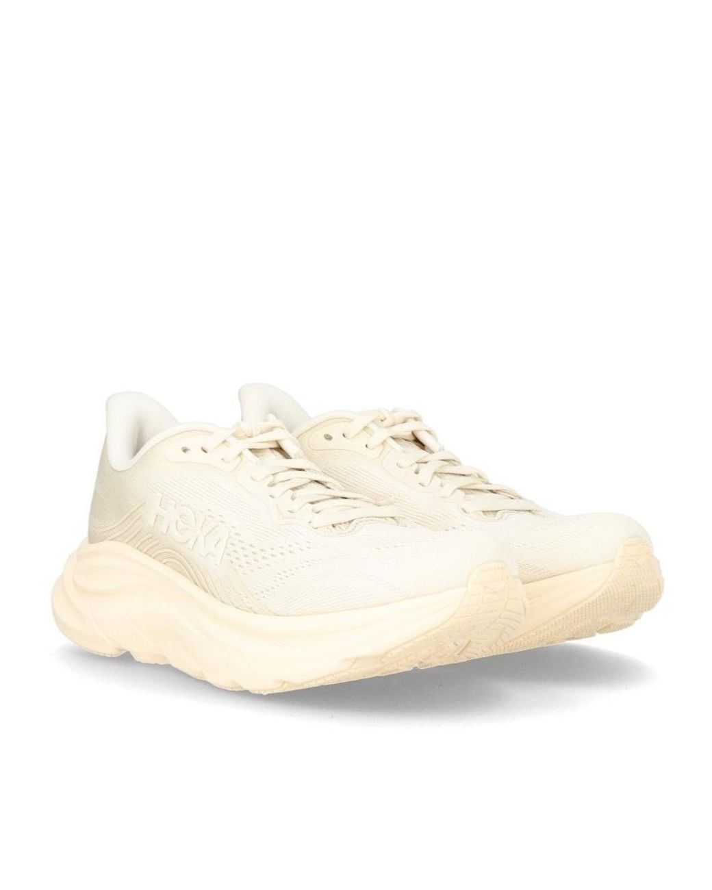 Hoka One One Natural Clifton 11 Lace-Up Sneakers