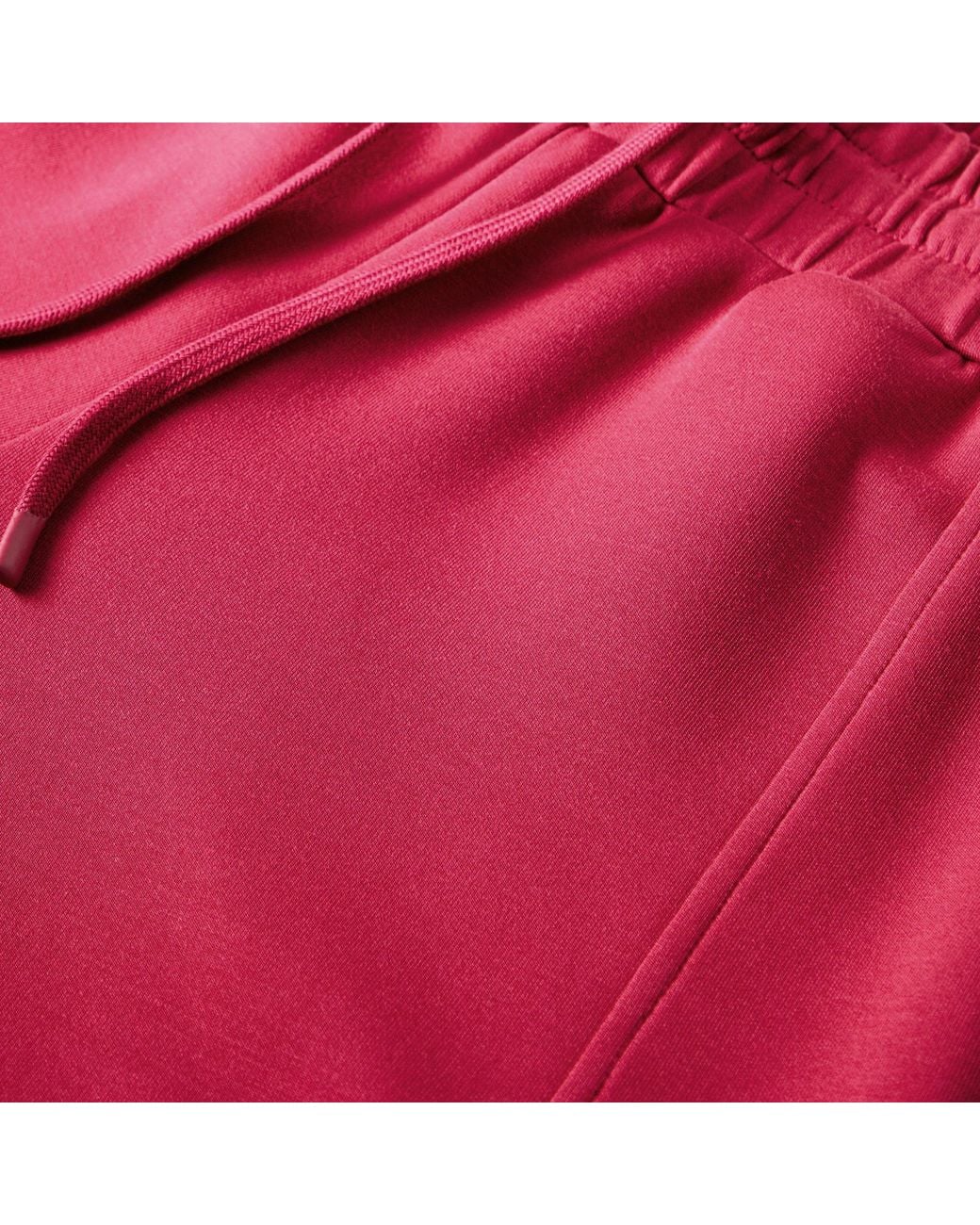 Varley Red Drawstring Athletic Shorts