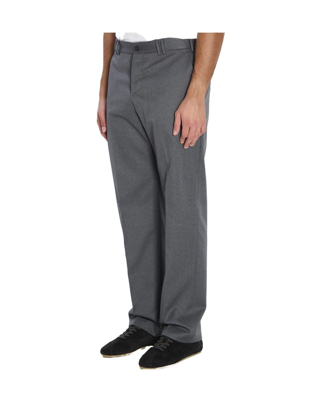 Pt Pantaloni Gray Pt Torino Slim Fit Pants for men