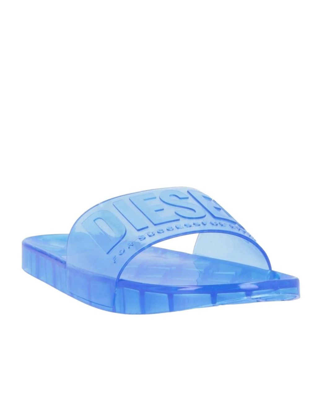 DIESEL Blue Simple Rubber Slippers