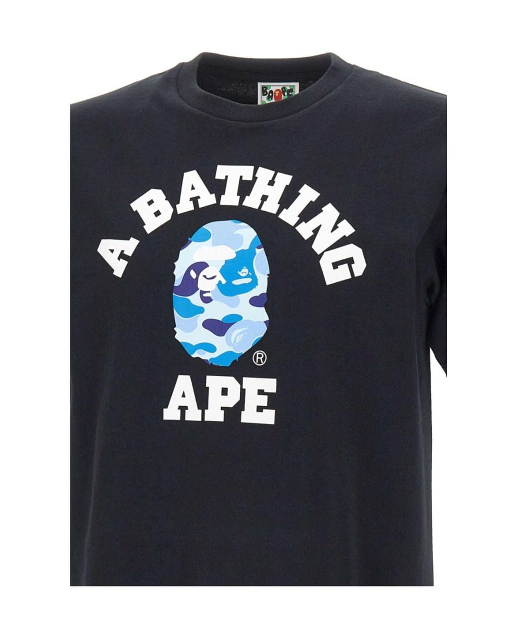 A Bathing Ape Black Slate Cotton Abc Camo Collage T-Shirt for men