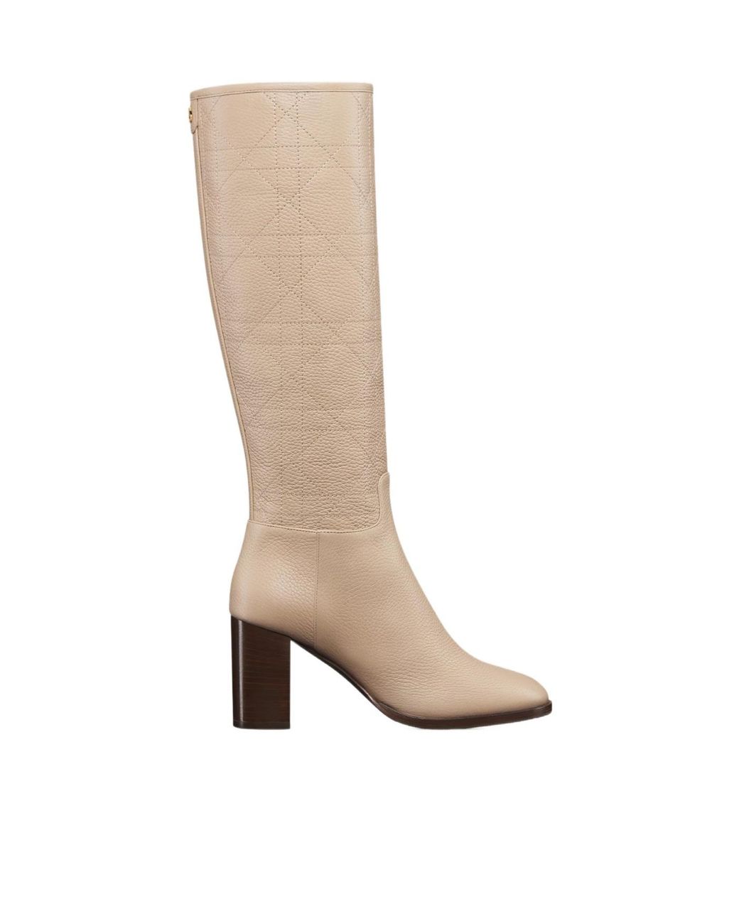 Dior White Time Heeled Boot