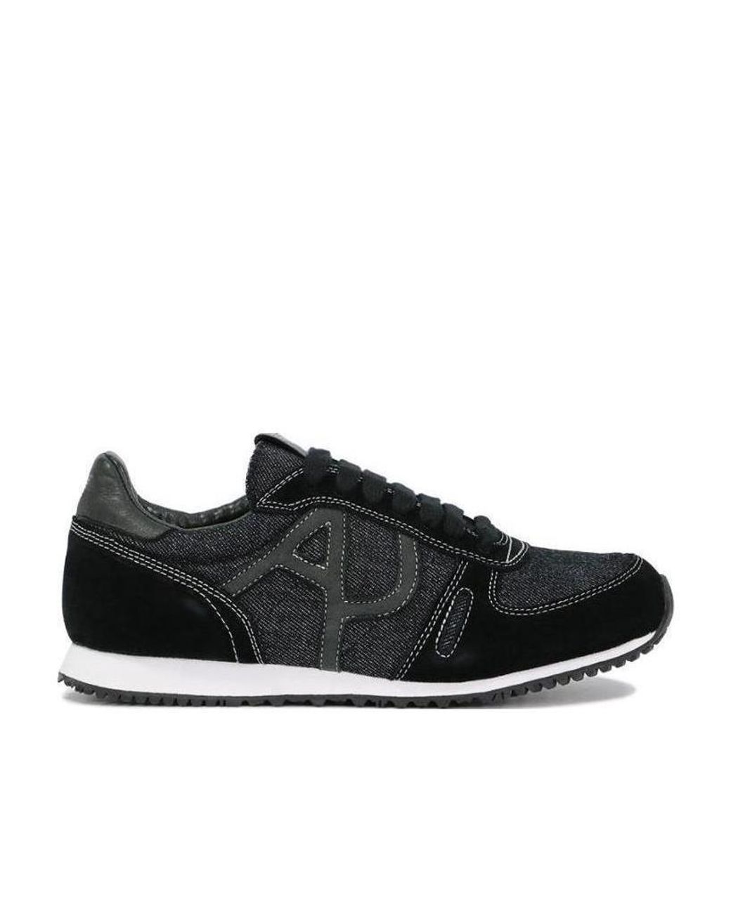 Armani Jeans Black Logo Details Casual Sneakers for men