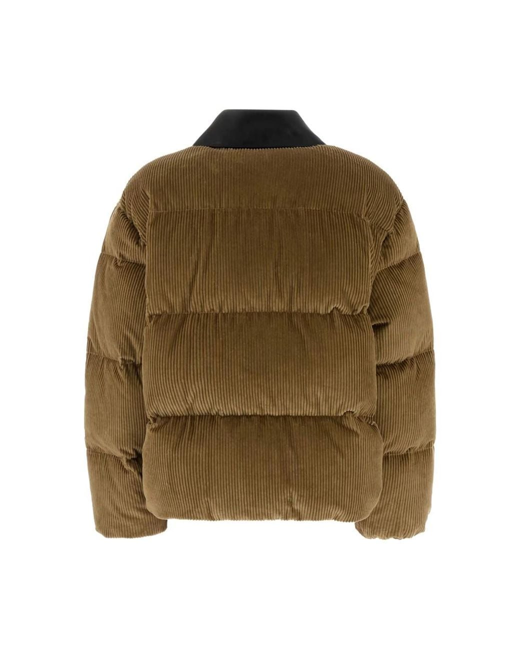 Miu Miu Brown Quilted Zipped Jacket
