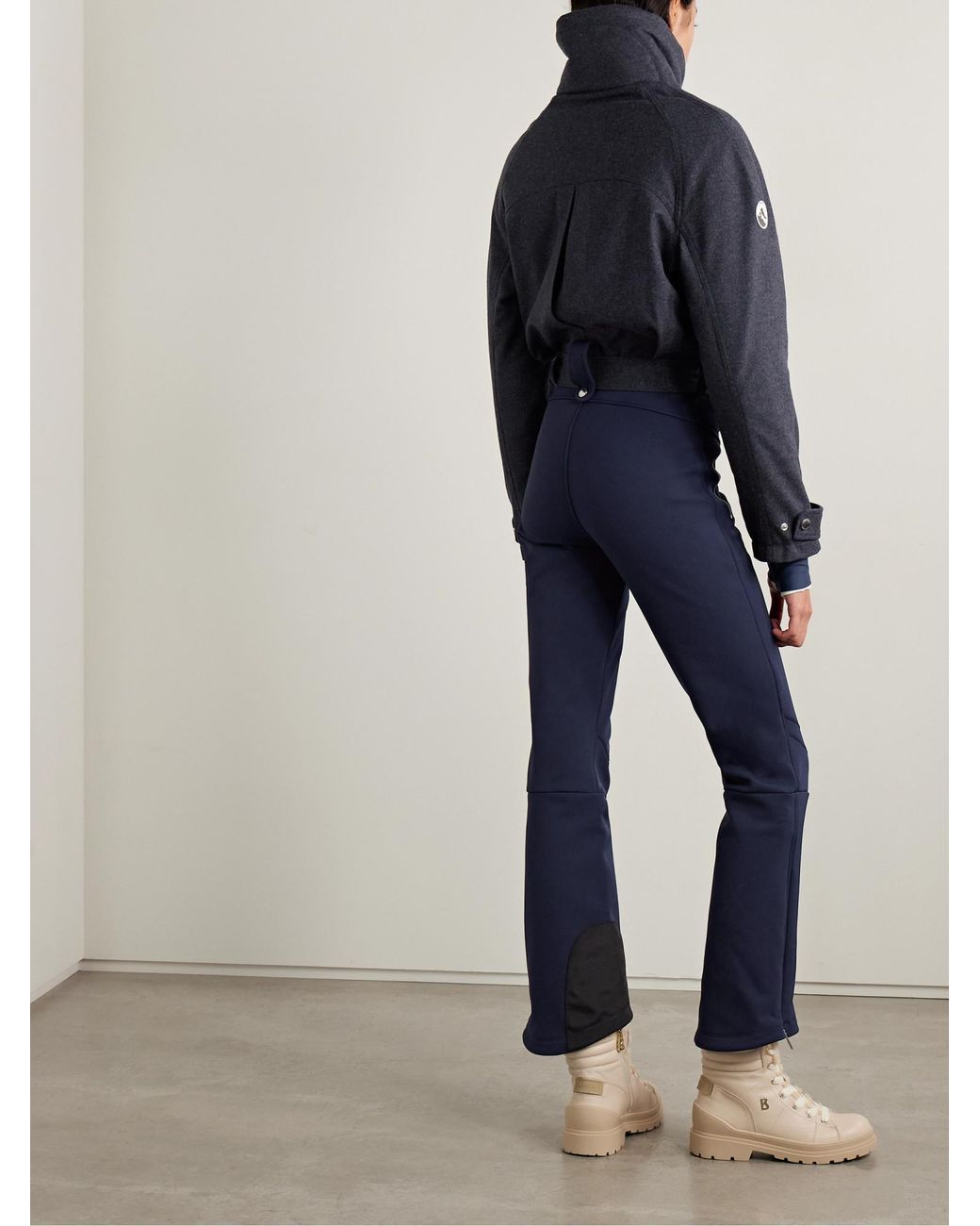 CORDOVA Blue Eiger Belted Wool-Blend And Twill Ski Suit