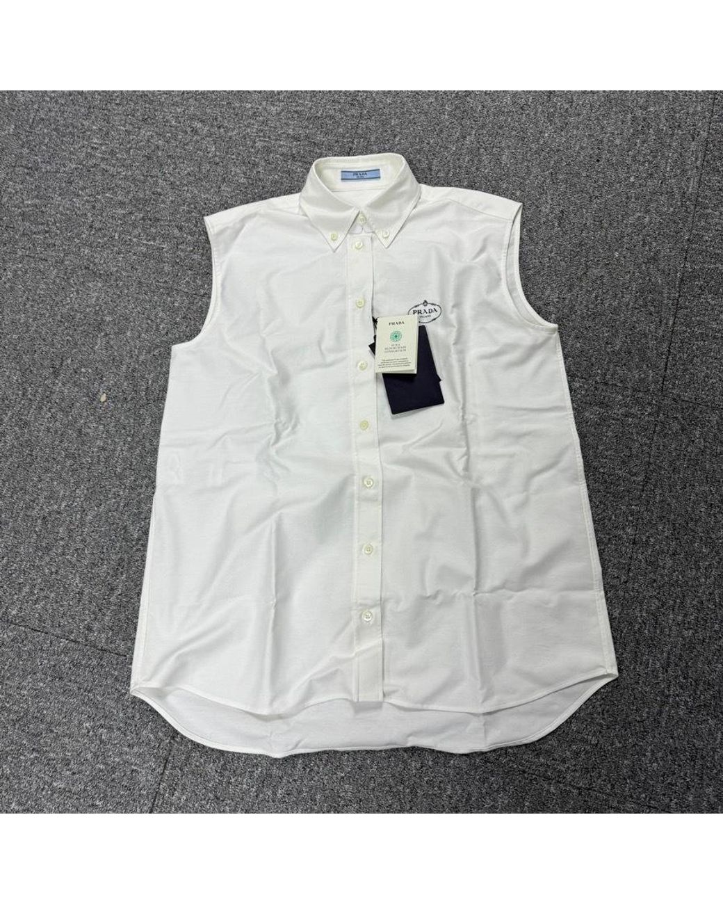 Prada White Oxford Shirt