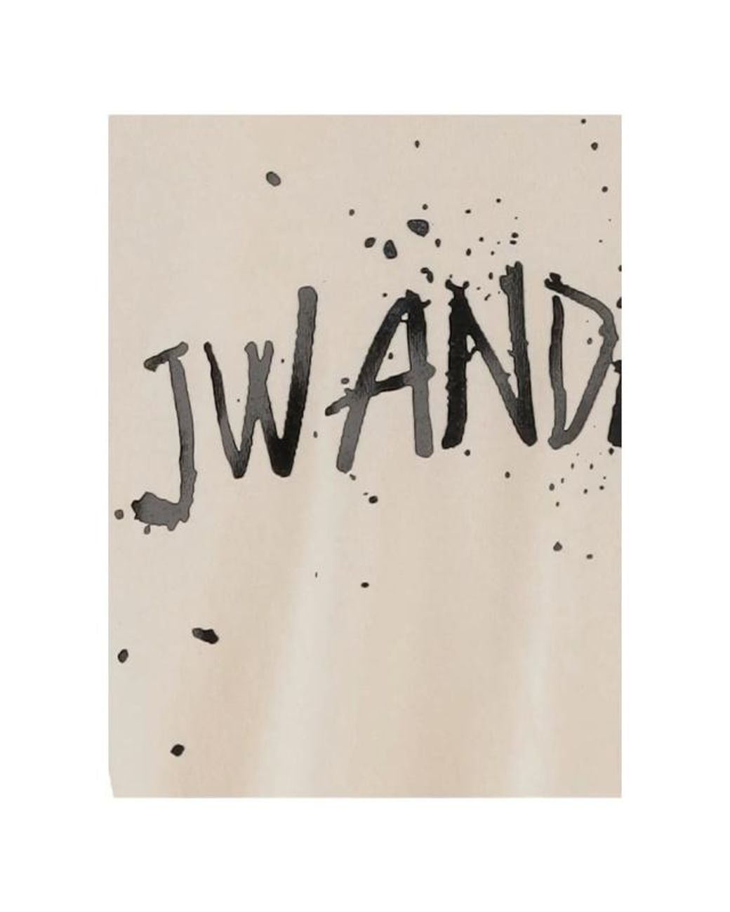 J.W. Anderson White Jw Anderson Logo Printed Crewneck T-Shirt for men