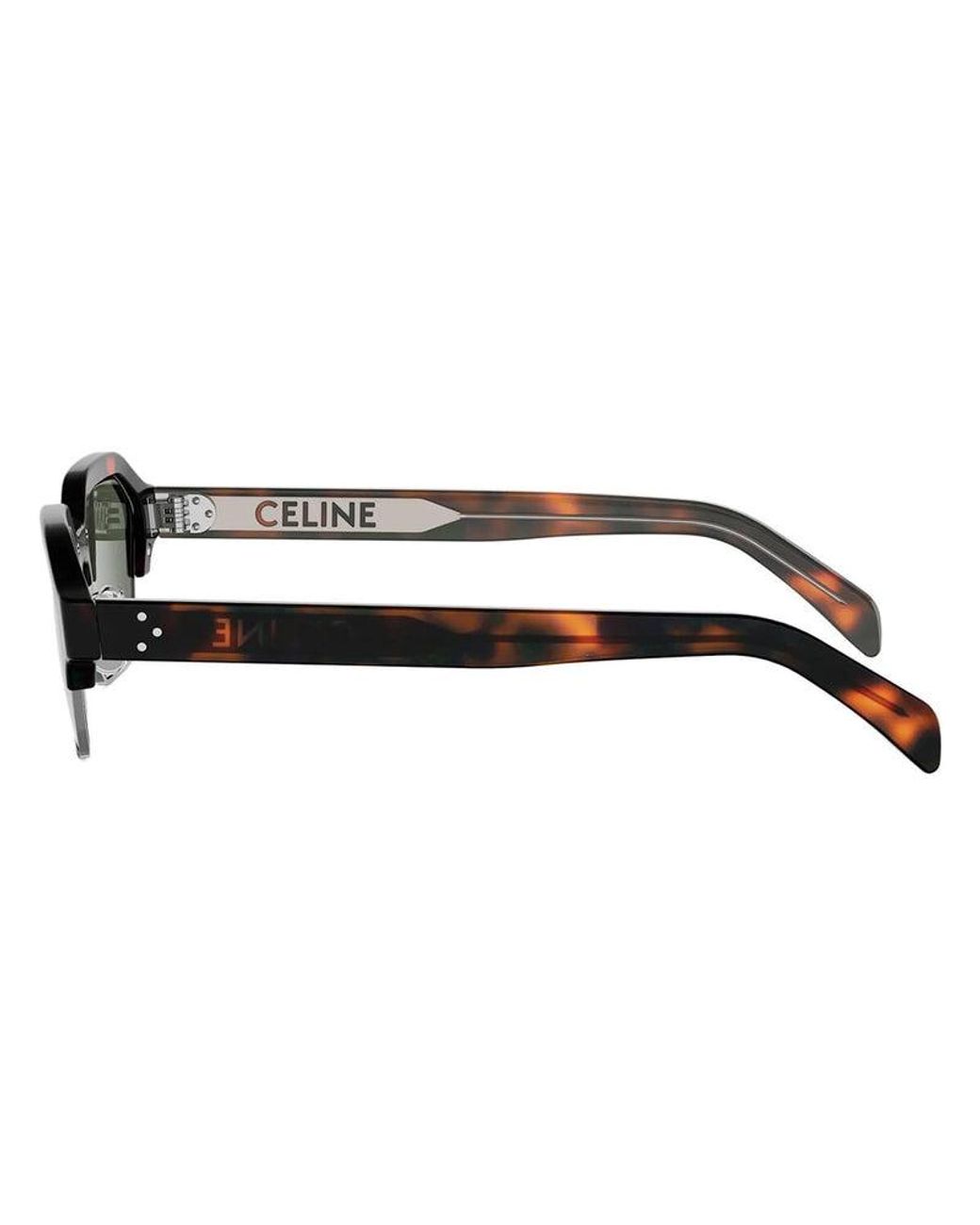 Céline White Full Frame Sunglasses for men